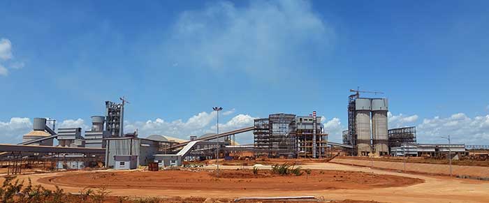 坦桑尼亚6000td熟料水泥生产线土建工程